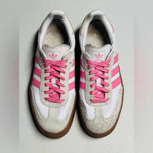 Adidas Sambae ‘Cloud White Pink Bliss’ Sz 11W/10M - Picture 2 of 8